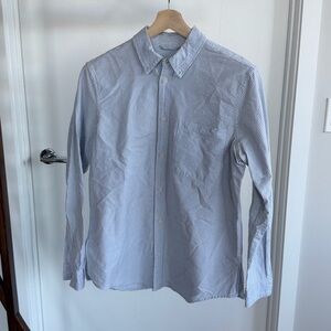 Classic Blue Striped Men's Shirt